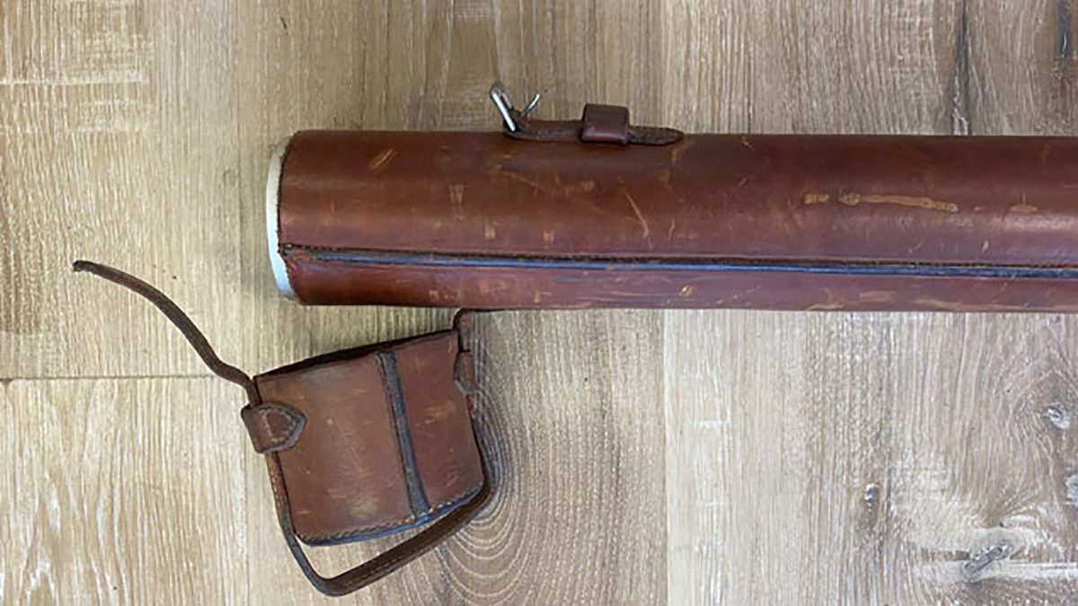 leather rod tube